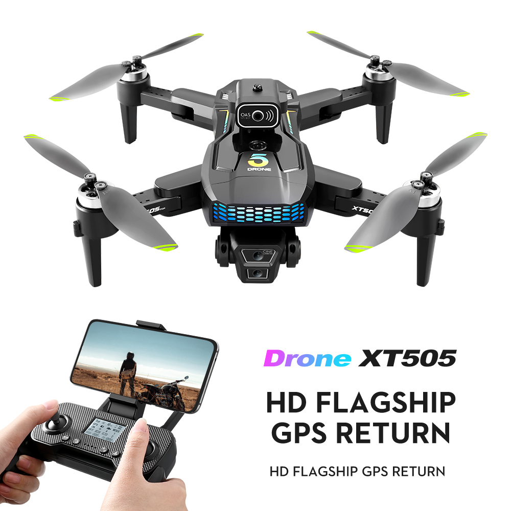 Drone Rc Folding - XT505 RC Drone 4K Dual Camera