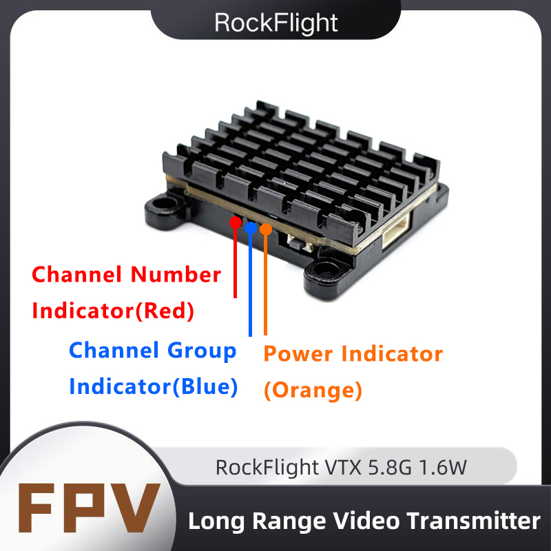 RockFlight TX663 VTX 5.8G 48CH - огляд і ціна Drone Rc Controller And Receiver