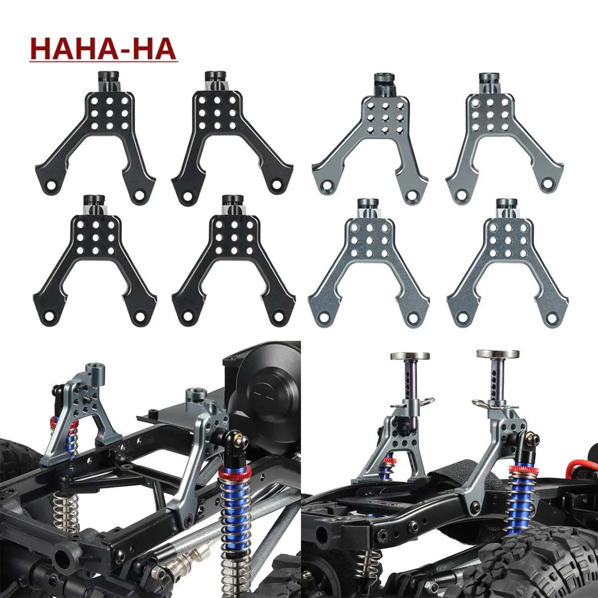 4Pcs Aluminum Front Rear Shock - огляд і ціна Rc Rock Crawler