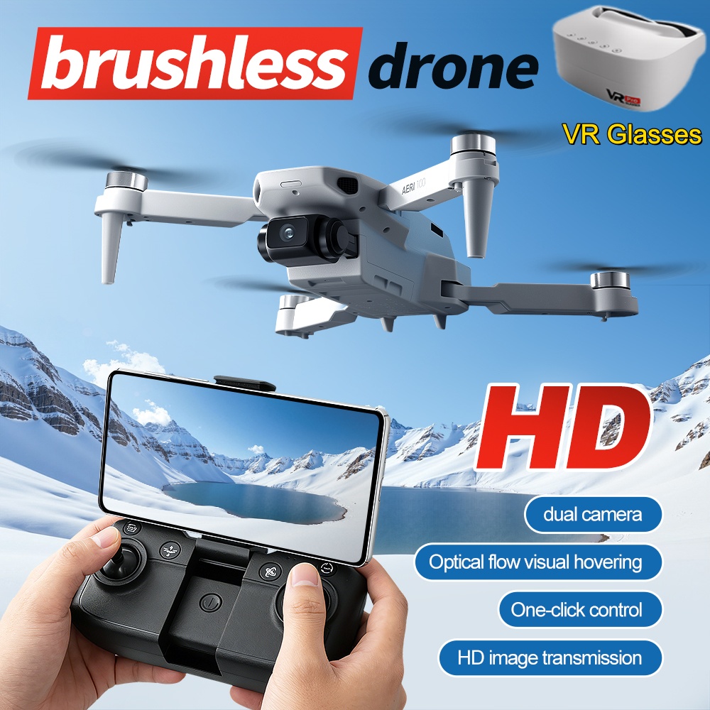 VR Glasses RC Drone Brushless  - огляд і ціна Drone Rc Folding