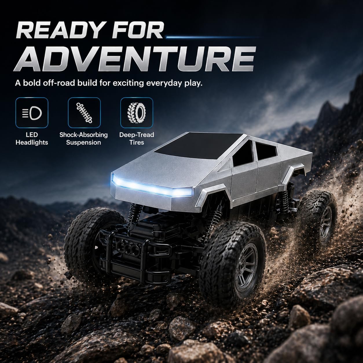 1:18 RC Car Remote Control Tru - огляд і ціна Drone Lidi Rc
