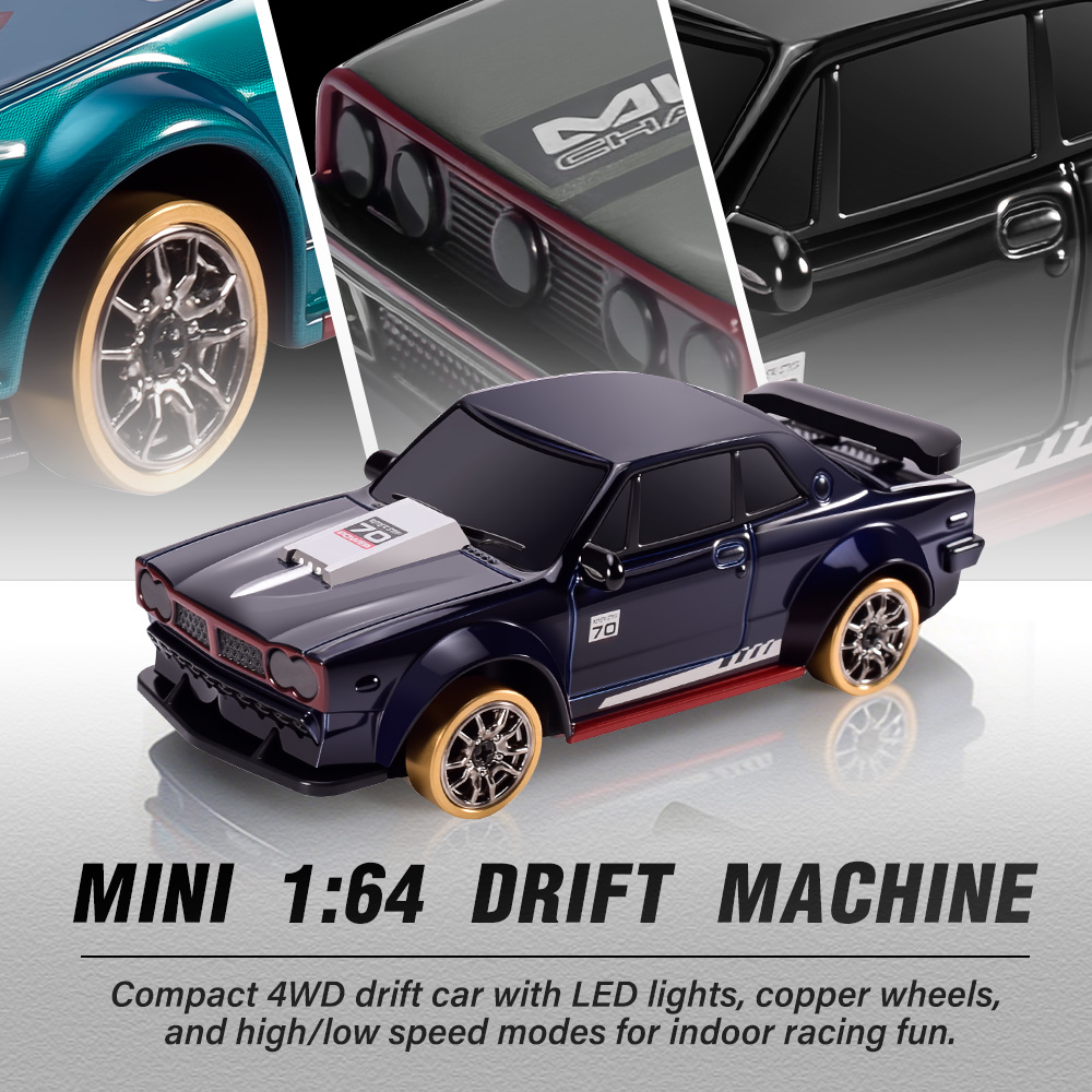 9IMOD 1/64 RC Drift Car 2.4G 4 - огляд і ціна Drone Lidi Rc