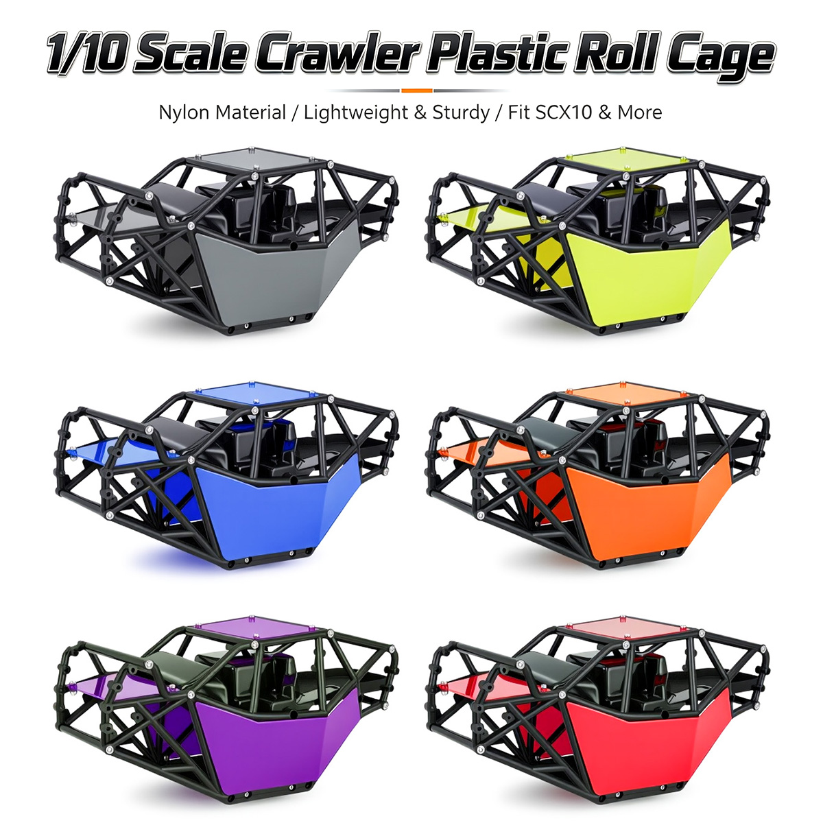 Nylon Roll Cage Rock Buggy She - огляд і ціна Rc Rock Crawler