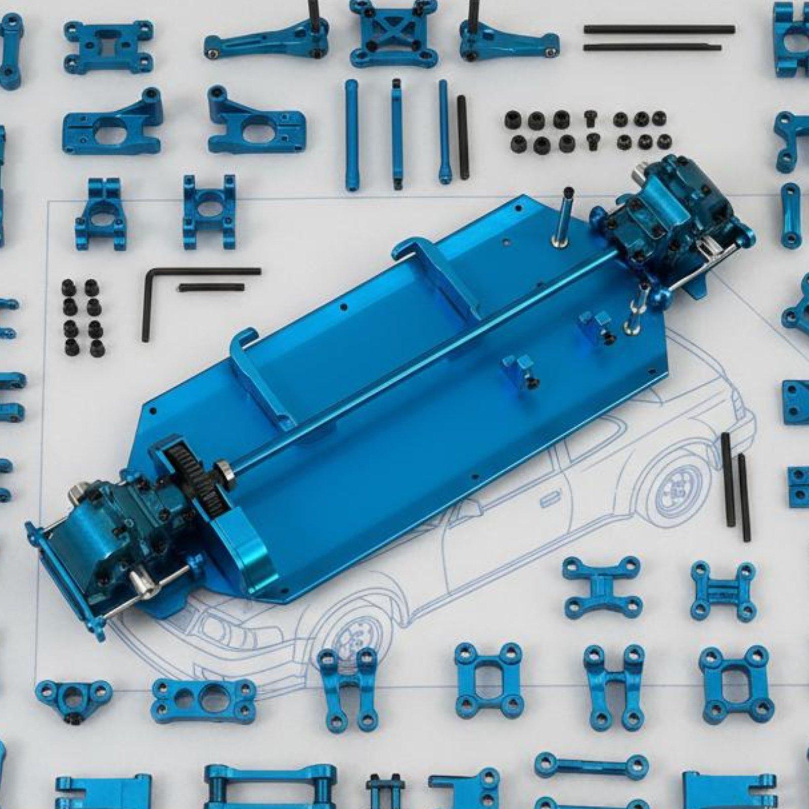 Alloy Electric Car Frame Assem - огляд і ціна Rc Drift Car Kit