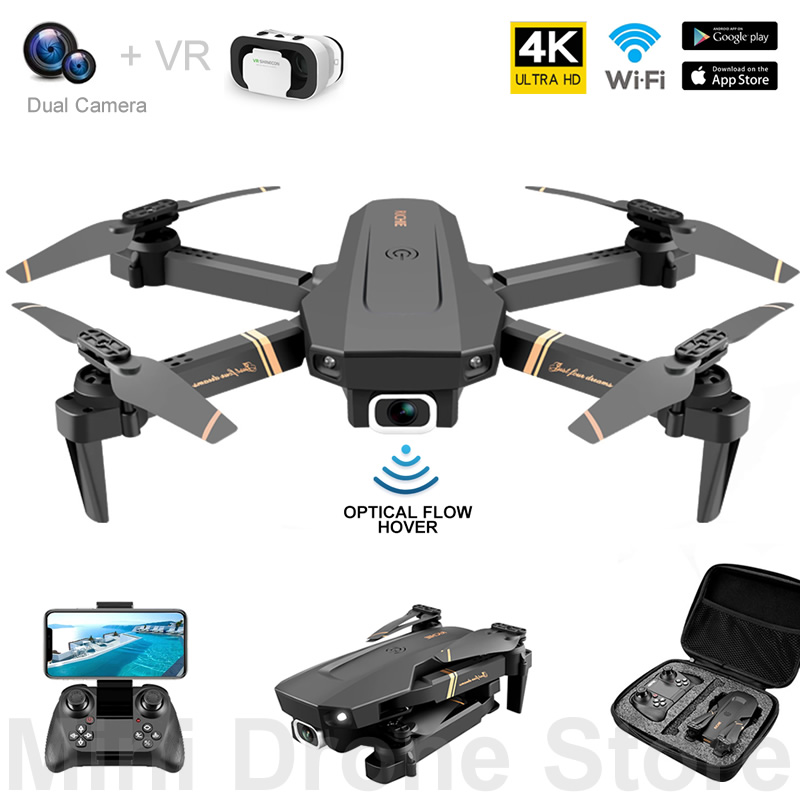 V4 Easy Fly Mini FPV Drone 4K  - огляд і ціна Drone Rc Folding