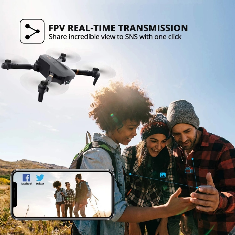 V4 Easy Fly Mini FPV Drone 4K  - огляд і ціна Drone Rc Folding